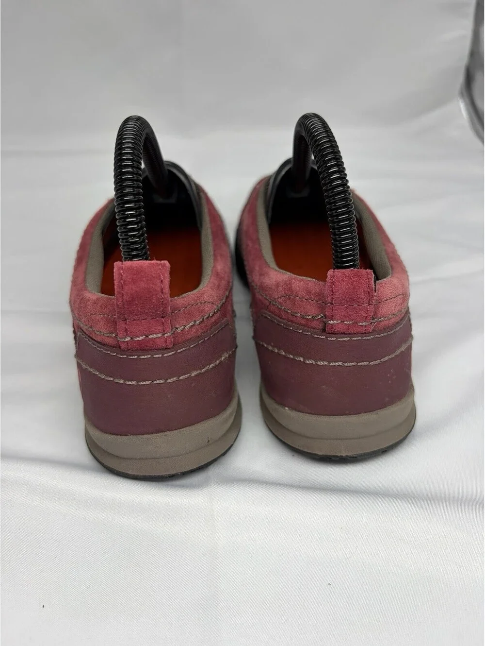 Merrell Slip On Shoes Womens 7.5 Burgundy Suede Zinfandel Performance Wear Comfy